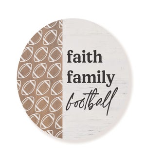 Faith Family Football Whitewash Circle